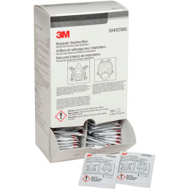 3M™ Respirator Cleaning Wipes 504 Box of 100 7000001938