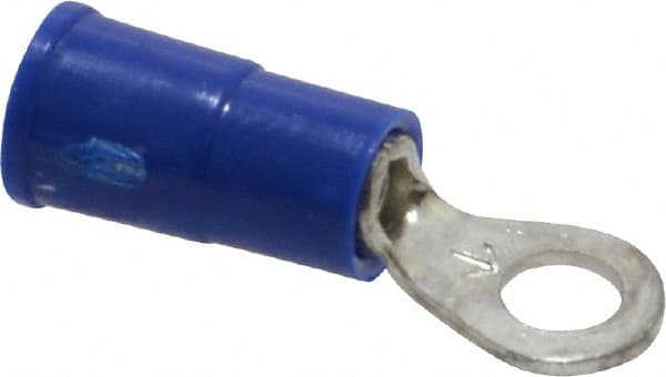 Circular Ring Terminal: Partially Insulated, 16 to 14 AWG, Crimp Connection MPN:7000133281 - Pkg Qty 100