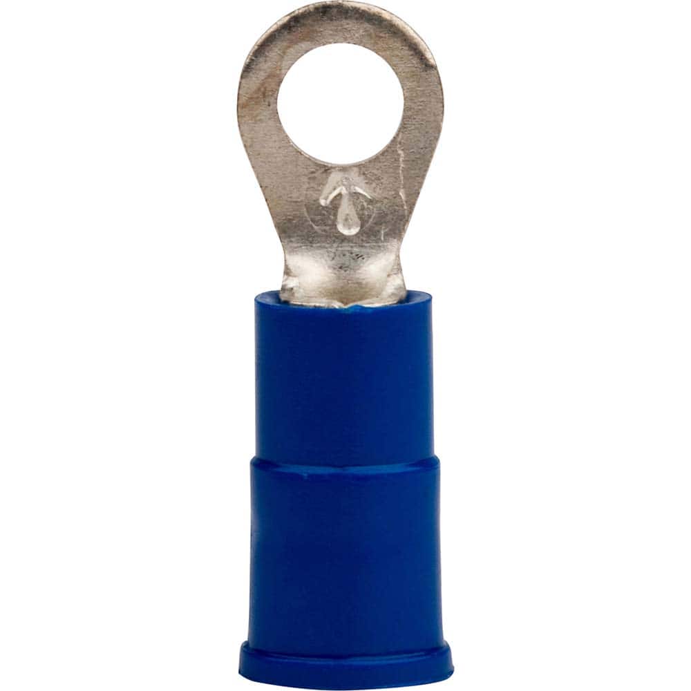Circular Ring Terminal: Partially Insulated, 12 to 10 AWG, Crimp Connection MPN:7010297780 - Pkg Qty 50