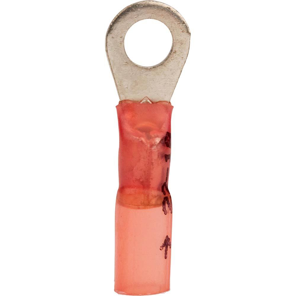 Circular Ring Terminal: Partially Insulated, 22 to 18 AWG, Crimp Connection MPN:7010397420 - Pkg Qty 25