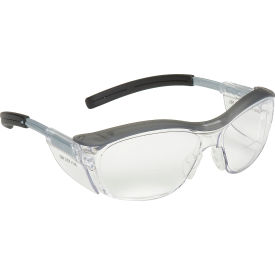 3M™ NUVO™ Reader Safety Glasses Clear Lens Gray Frame 1.5 Diopter 7000052797