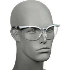 3M™ BX™ Reader Safety Glasses Clear Lens Silver Frame 1.5 Diopter 7000127490