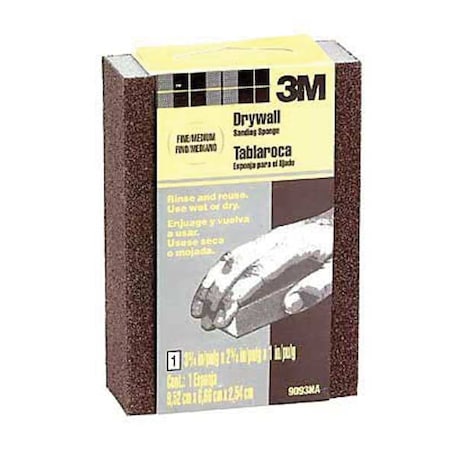 Sanding Sponge, 2 5/8in W, 3 3/4in L, PK24 MPN:00051144090938