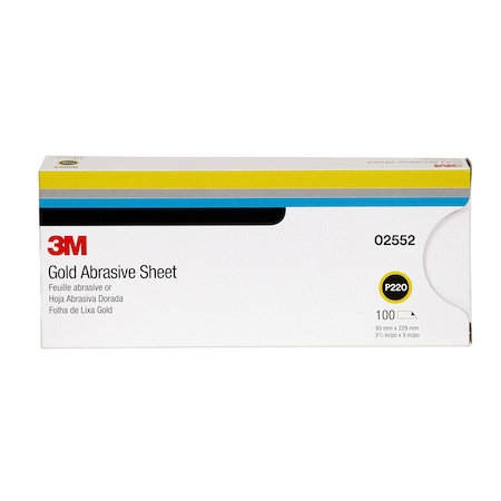 Productn ResiniteGoldSht 02552P220gr, PK5 MPN:02552