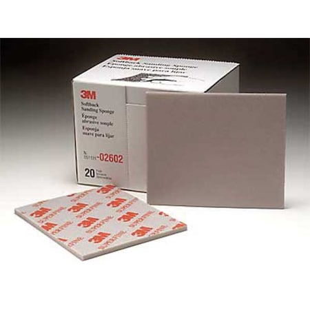 Sanding Sponge, 4 1/2in W, 5 1/2in L, PK120 MPN:02602