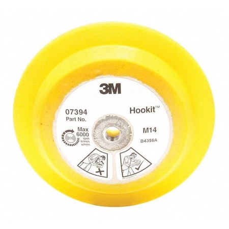 Hookit Disc Pad 07394, 178 mm x 25 mm M14-2.0 Internal, 1/pk MPN:07394