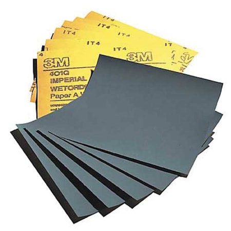 Sanding Sheet, 9 in L, 3 11/16 in W, PK2000 MPN:14944