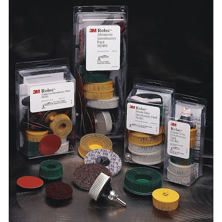 Roloc Bristle Disc Kit 982BS, 2 in, 5PK MPN:18696