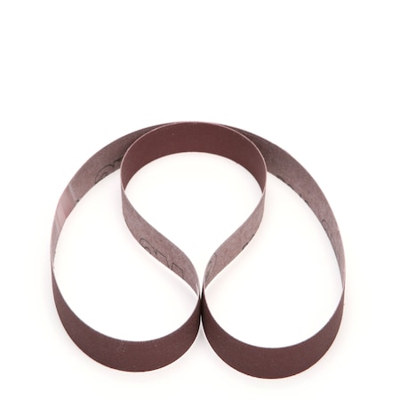 Sanding Belt, 1 in W, 42 in L, Aluminum Oxide, P240 Grit, Brown MPN:341D 213