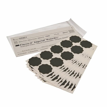 Hookit Wetordry Paper Dsc 401Q, 6inxNH 2000 A-wt, 250/pk MPN:401Q