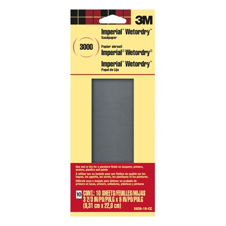Sandpaper Sheet, 3 11/16