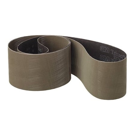 Sanding Belt, 2 in W, 48 in L, Coated, Aluminum Oxide, A80 Grit, Not Applicable, 237AA, Gray MPN:60440173890