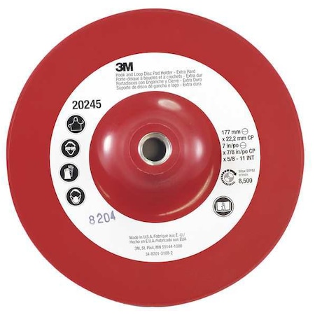 Hook-and-Loop Disc Backup Pad, 7