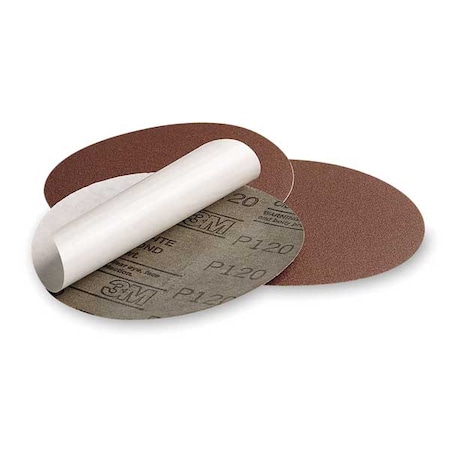 PSA Sanding Disc, AlO, Cloth, 3 In, 80 Grit MPN:60440201832