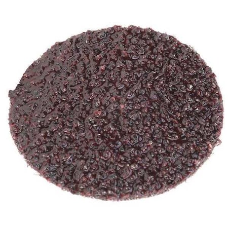 Quick-Change Sanding Disc, TR, 2 in Dia, Aluminum Oxide, 24 Grit, YF, Coated, 361F, 50 PK MPN:7000028183