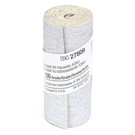 Sandpaper Roll, 2 1/2 in W, 4 1/2 ft L MPN:7000028208