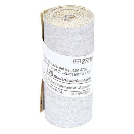 Sandpaper Roll, 2 1/2 in W, 5 3/4 ft L MPN:7000045199