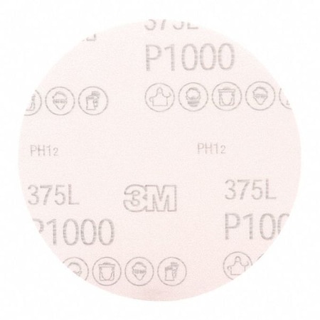 Hookit Film Disc 375L, 5 x NH P1000, 50/inner 250/pk MPN:7000045400