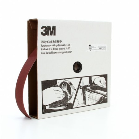Abrasive Utility Roll, Grit P60, Maroon MPN:7000118544