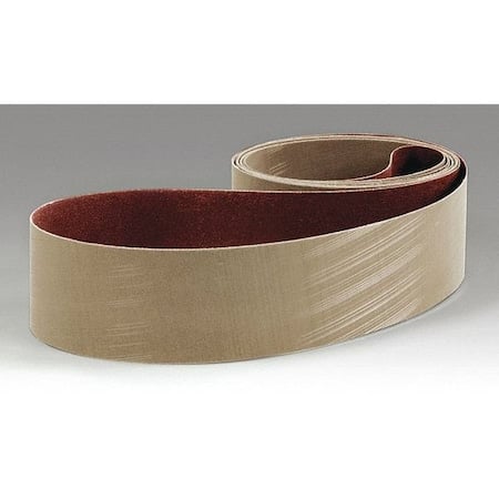Sanding Belt, 3 in W, 132 in L, Closed Coat, Aluminum Oxide, Tan MPN:7000120267