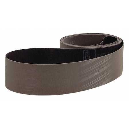 Sanding Belt, 4 in W, 132 in L, Closed Coat, Aluminum Oxide, A16 Grit, Gray MPN:7000120294