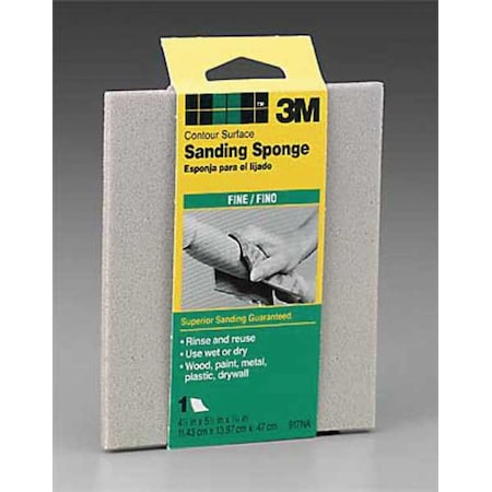 Sanding Sponge, 4 in W, 5 1/2in L, PK250 MPN:70070730513