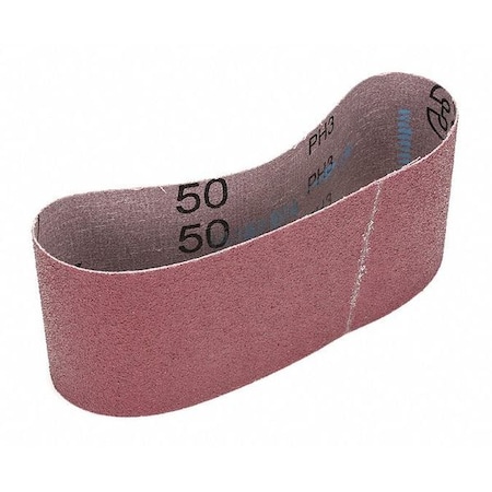 Sanding Belt, 3 in W, 18 in L, Open Coat, Aluminum Oxide, 50 Grit, Brown MPN:7010294780