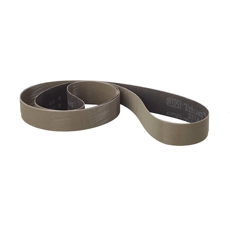 Sanding Belt, 4 in W, 354 in L, Closed Coat, Aluminum Oxide, Gray MPN:7010308525