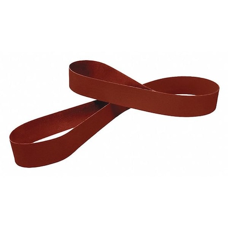 Sanding Belt, 91 in W, 91 in L, Open Coat, Aluminum Oxide, 80 Grit, Brown MPN:7010326532