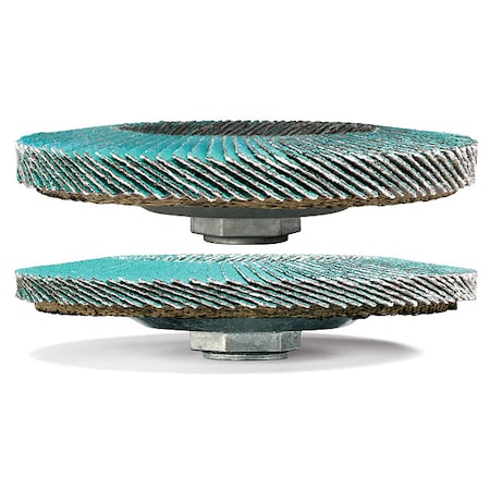 Flap Disc, 4 1/2 in Dia, 7/8 in Arbor MPN:7010327323