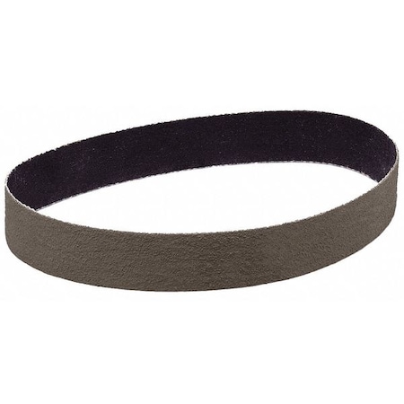 Sanding Belt, 1 in W, 11 in L, Closed Coat, Aluminum Oxide, Gray MPN:7010328233