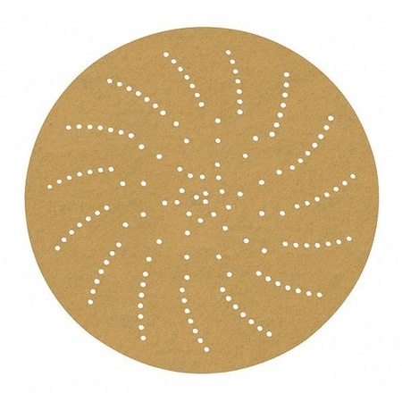 Hook-and-Loop Sanding Disc, 6 in Dia, Non-Vacuum, Aluminum Oxide, P100 Grit, Coated Type, 236U MPN:7100078153