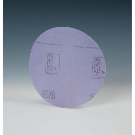 Film Disc, 5 in Dia, Aluminum Oxide, P320 Grit, Open Coat Type MPN:7100150135