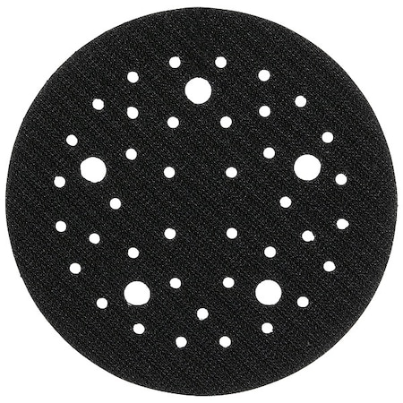 Low Profile Hook-and-Loop Disc Backup Pad, 5 in Dia, Multi-Hole, Xtract MPN:7100273845