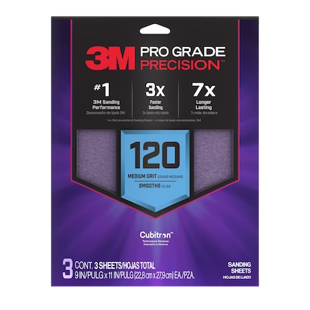 Precision Faster Sanding Sheets, PK3 MPN:7100326927