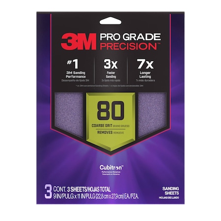 Precision Faster Sanding Sheets, PK3 MPN:7100328274