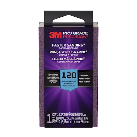 Sanding Sponge, 4-1/2 in L, Ceramic MPN:7100330760
