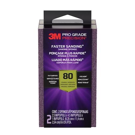 Precision Faster Sanding Block Sponge, PK2 MPN:7100330923
