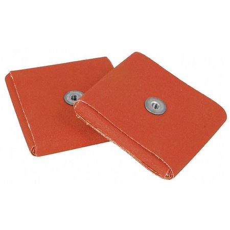 Square Pad 747D, 2inx2inx3/8in P120 X-wt, PK100 MPN:747D