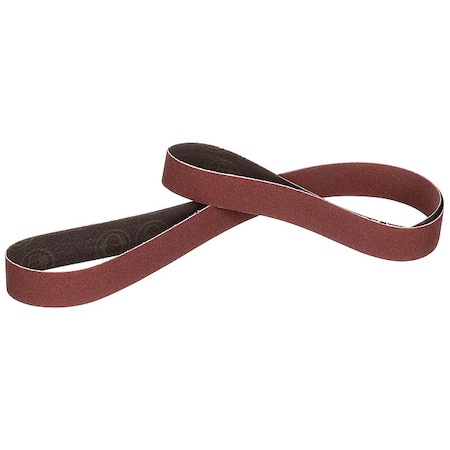 Sanding Belt, Coated, Ceramic, 36 Grit, Not Applicable, 767F, Maroon MPN:767F