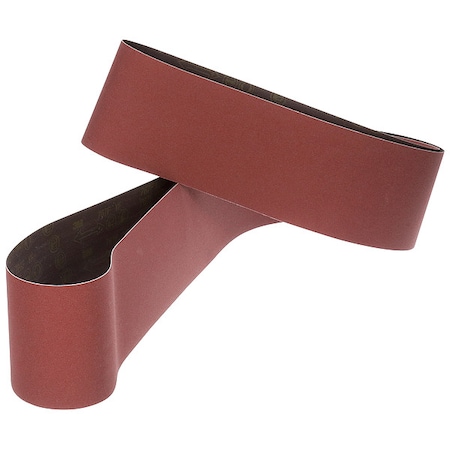 Sanding Belt, Coated, Ceramic, 60 Grit, Not Applicable, 767F, Maroon MPN:767F