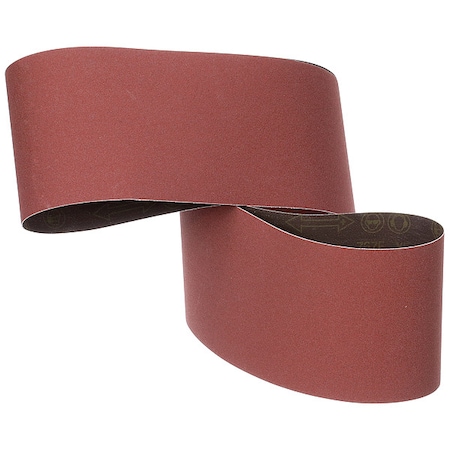 Sanding Belt, Coated, Ceramic, 120 Grit, Not Applicable, 767F, Maroon MPN:767F