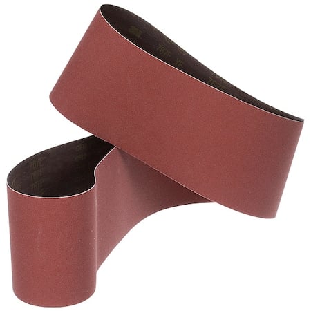Sanding Belt, Coated, Ceramic, 60 Grit, Not Applicable, 767F, Maroon MPN:767F