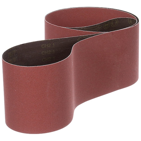 Sanding Belt, Coated, Ceramic, 120 Grit, Not Applicable, 767F, Maroon MPN:767F