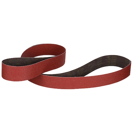 Sanding Belt, Coated, Ceramic, 80 Grit, Not Applicable, 767F, Maroon MPN:767F