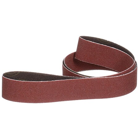 Sanding Belt, Coated, Ceramic, 36 Grit, Not Applicable, 767F, Maroon MPN:767F