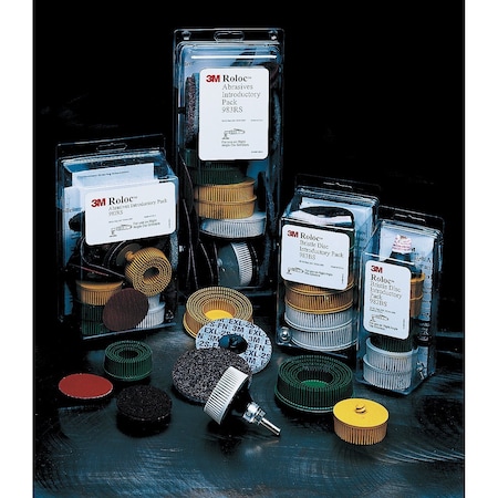 Roloc Bristle Disc Kit 983BS, 3 in, 5/pk MPN:983BS