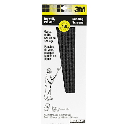 Sanding Sheet, 11/16 in L, PK10 MPN:99437
