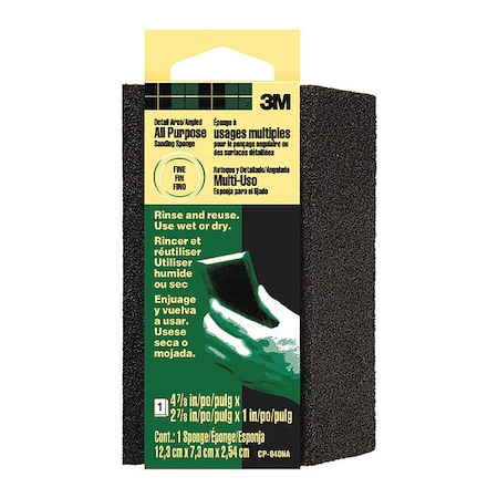 Single-Angle Sanding Sponge, 4 7/8