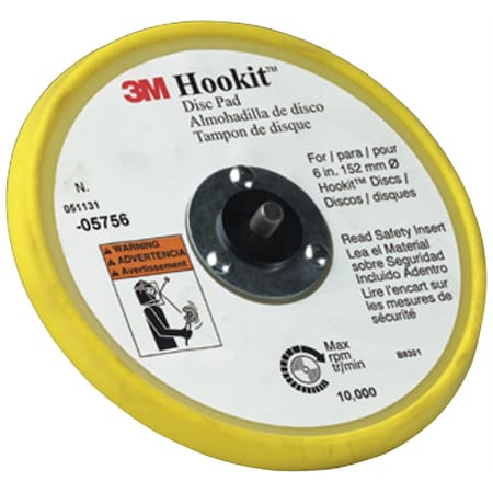 Hookit Low Profile Disc Pad, 6